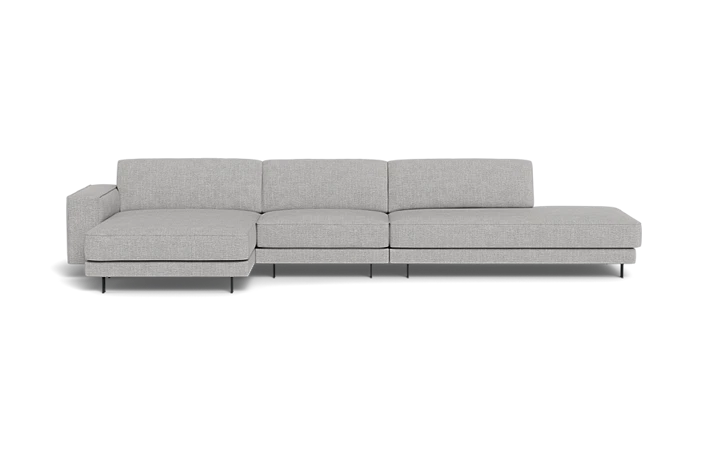 Samba Day sofa med chaiselong og open end - Grå - L:365 cm